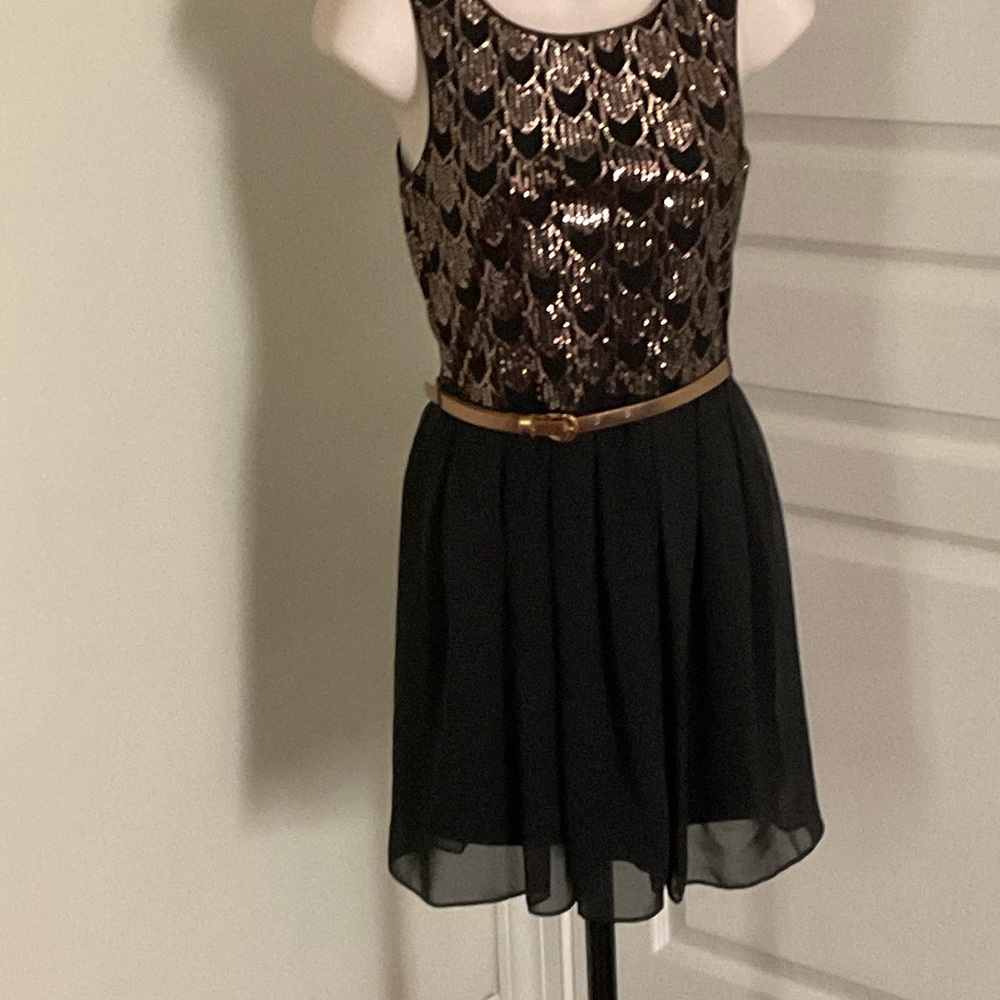Beautiful belted stylish dress size 1. Like new - Picture 5 of 5